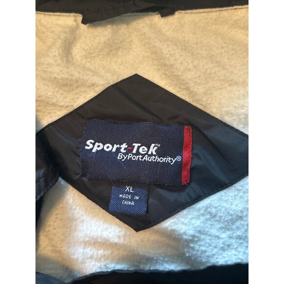 GUC Port Authority Sport Tek Lined Windbreaker Jacket Security Snaps Size XLarge - Picture 3 of 6